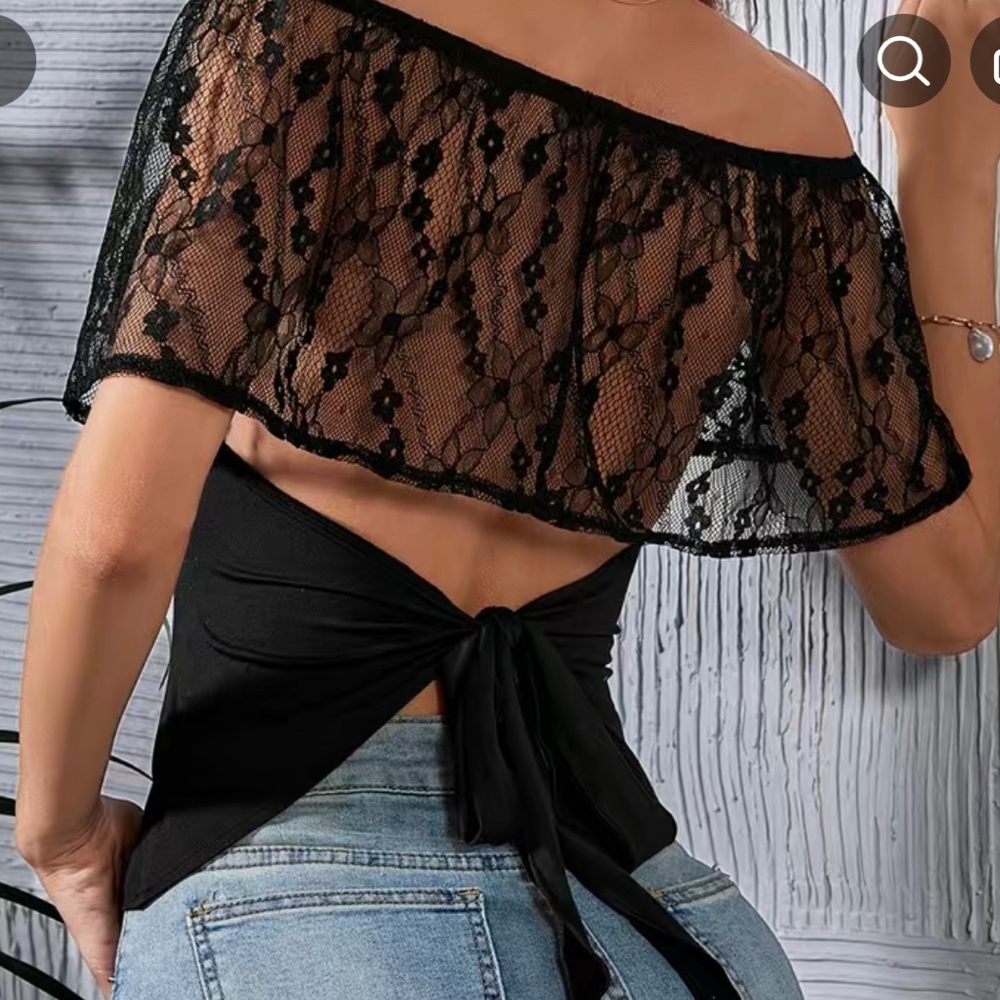 Off the shoulder sexy top